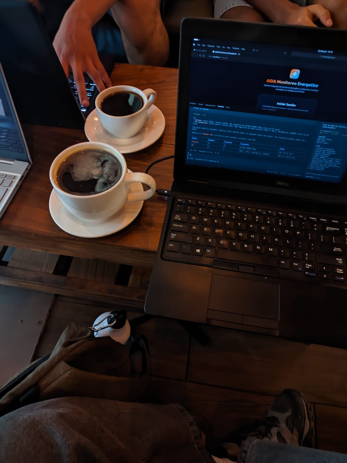 Trabajo en AIDA, plataforma de monitoreo energético